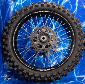 Complete Rear Dirt Bike Wheel