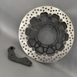 Kawasaki 2004 KX500 Supermoto Front Brake: Oversized Rotor Upgrade
