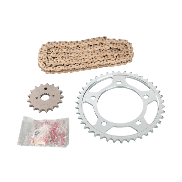 dirt bike chain and sprocket