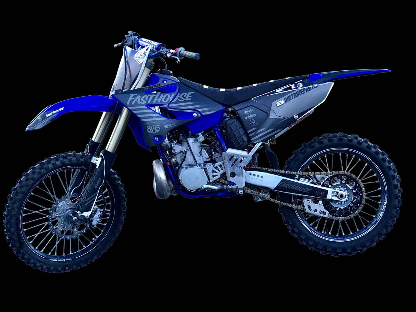 DR650 Dr 650 Blue Swingarm Stickers Decals Graphics airbox dirtbike Supermoto 