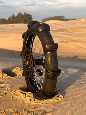 Dirt Bike dune paddle wheel