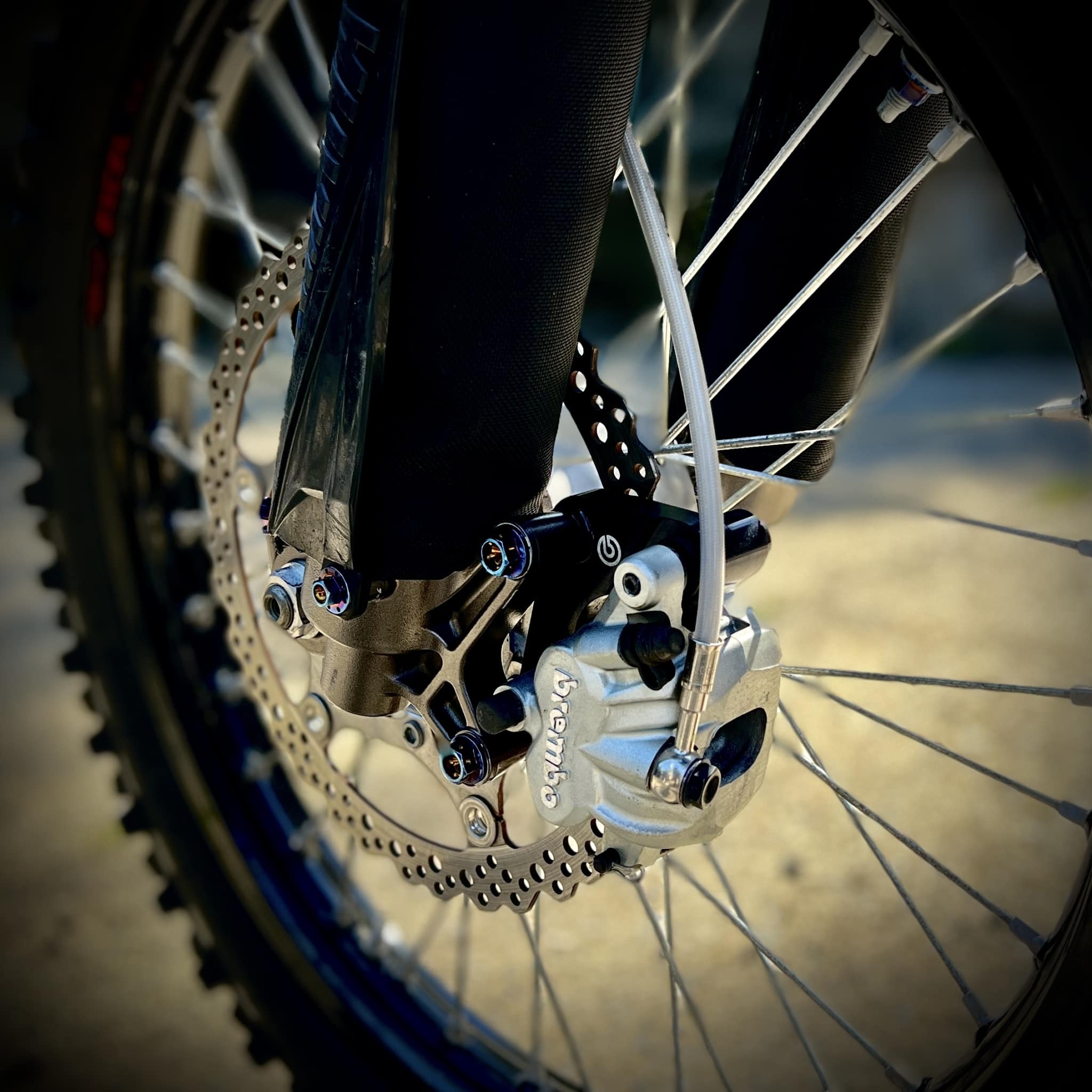 Dirt Bike Front Brake Brembo Caliper Upgrade