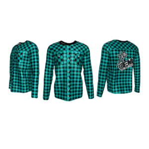 Teal Flannel Jersey 2