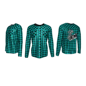 Teal Flannel Jersey 2