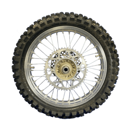 KTM 125 Wheel: Rear Rim Hub Spokes Kit Complete