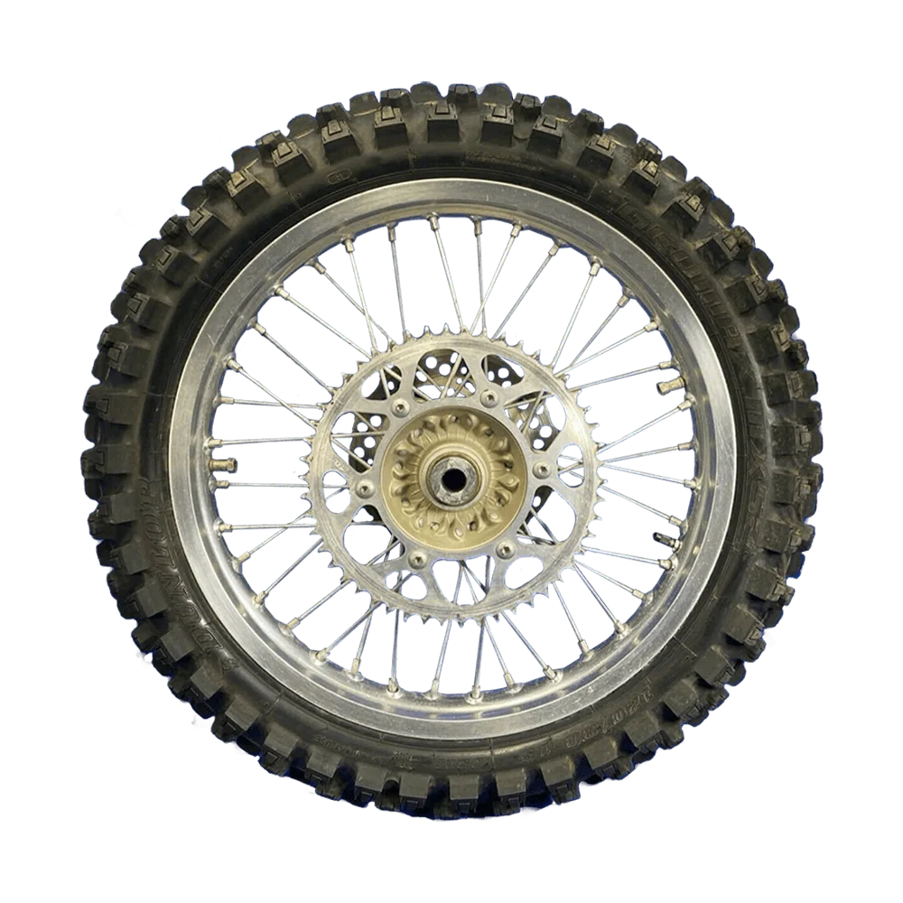 complete rear dirt bike wheel OEM 2