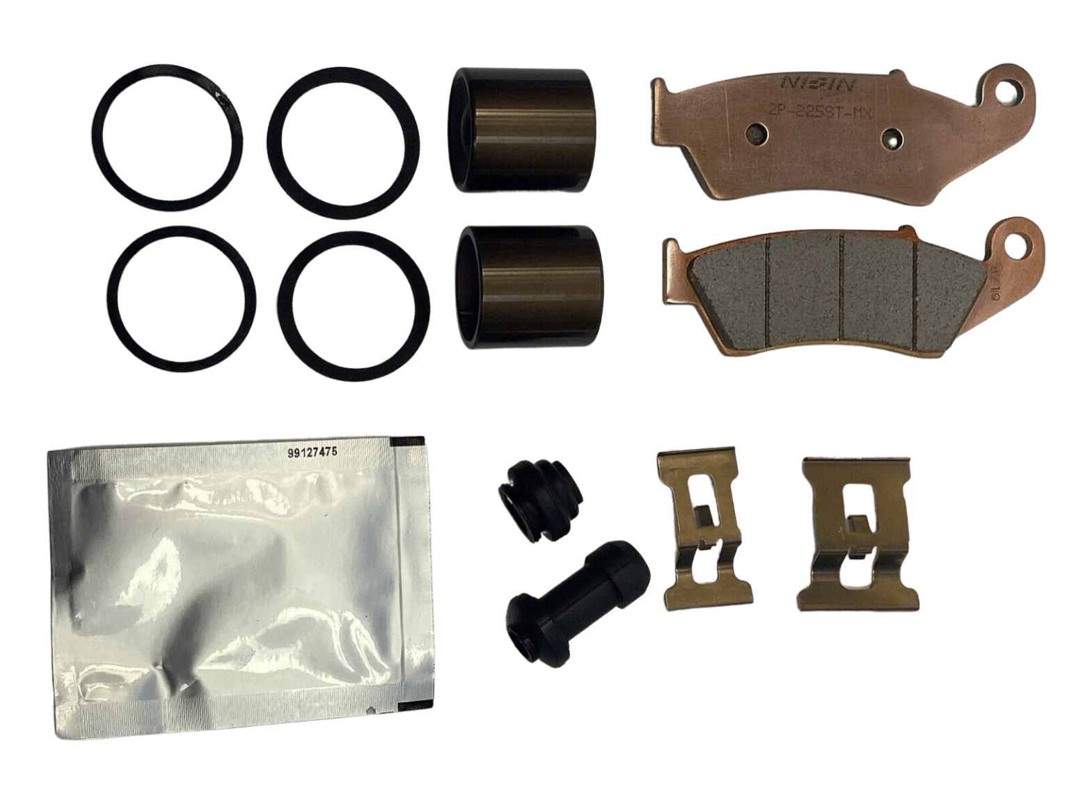 KTM 200 Front Caliper Rebuild Kit OEM Brake Seals & Pistons