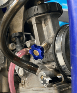 two stroke easy adjust idle knob