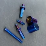 blue purple golf titanium dirt bike parts