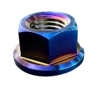 M8 Titanium Nut Flange Head - CAD Drawing Reference