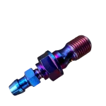 Titanium Brake Banjo Bleeder Bolt Screw kit M10x1.0mm CAD Size Measurement Drawing