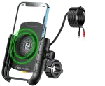 Kawasaki KLX250S Phone Mount Wireless Charger kit + USB-C