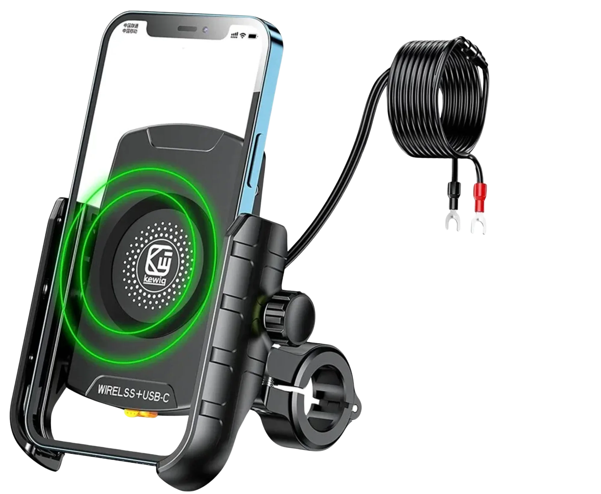Honda 2013 CRF250R Phone Mount Wireless Charger kit + USB-C