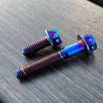 2019 KTM 500 Chain Guide Bolts Titanium