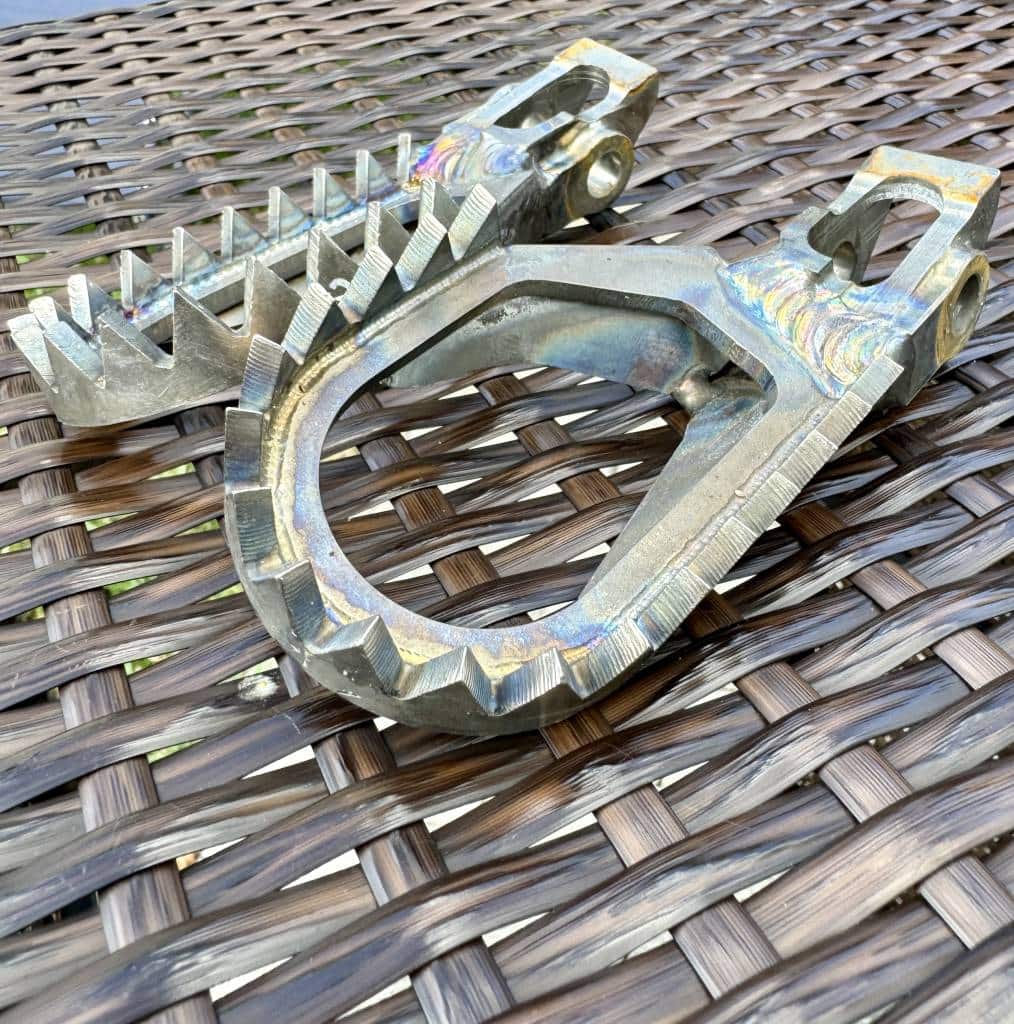 Best Honda XR650L Foot Pegs Works Titanium