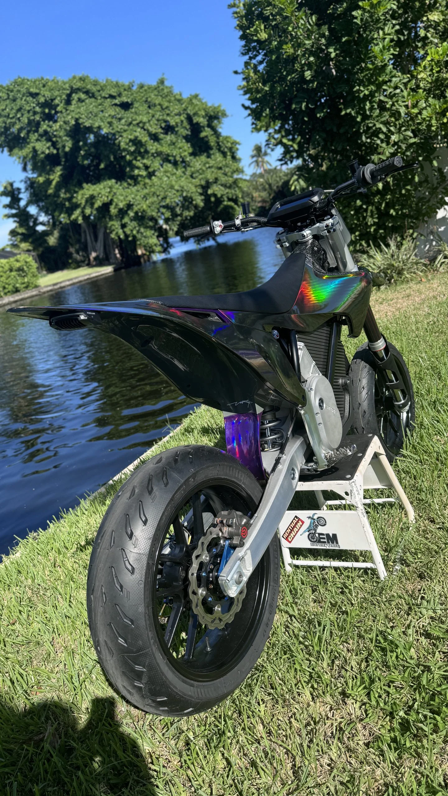 Yamaha 2024 TW200 Graphics and color change wrap