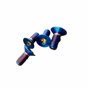  Axle Plate Bolts Titanium 4 pack