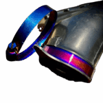 Dirt Bike Rubber Clamps Titanium