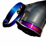 Dirt Bike Rubber Clamps Titanium