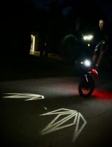 Under glow Yamaha 2009 YZ450F  Rock lights: Sound color changing